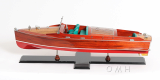 Wooden Model Boat Chris Craft Runabout Paint